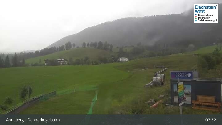 Archiv Foto Webcam Annaberg-Lungötz - Dachstein West - Donnerkogelbahn