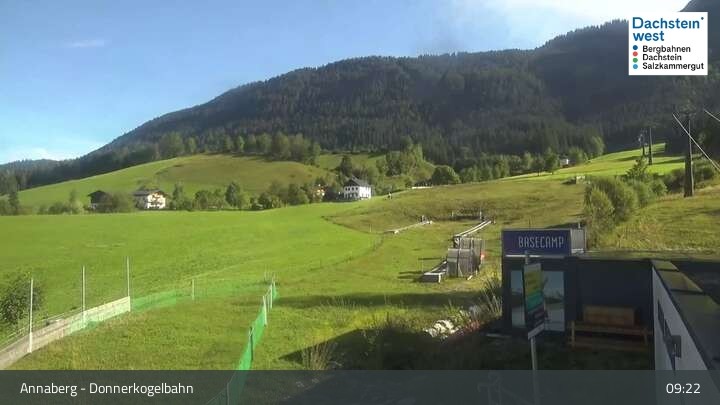 Archiv Foto Webcam Annaberg-Lungötz - Dachstein West - Donnerkogelbahn