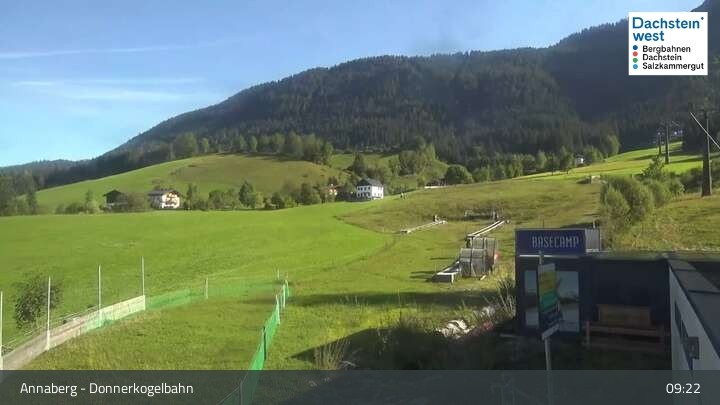 Archiv Foto Webcam Annaberg-Lungötz - Dachstein West - Donnerkogelbahn