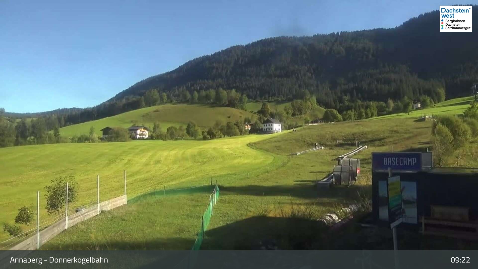 Archiv Foto Webcam Annaberg-Lungötz - Dachstein West - Donnerkogelbahn