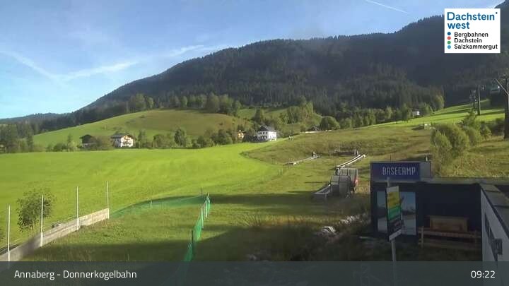 Archiv Foto Webcam Annaberg-Lungötz - Dachstein West - Donnerkogelbahn