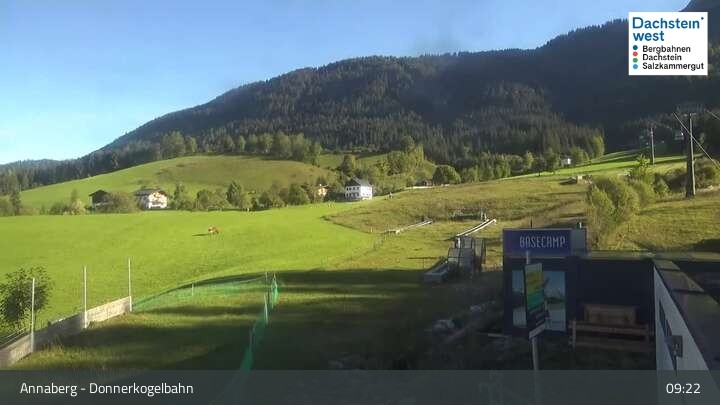 Archiv Foto Webcam Annaberg-Lungötz - Dachstein West - Donnerkogelbahn