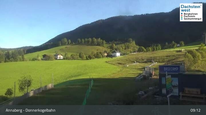 Archiv Foto Webcam Annaberg-Lungötz - Dachstein West - Donnerkogelbahn