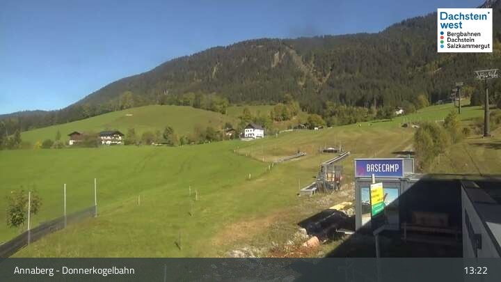 Archiv Foto Webcam Annaberg-Lungötz - Dachstein West - Donnerkogelbahn