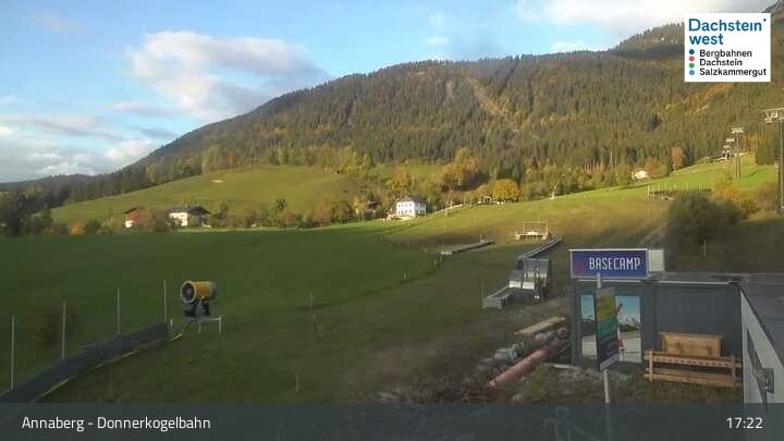 Archiv Foto Webcam Annaberg-Lungötz - Dachstein West - Donnerkogelbahn