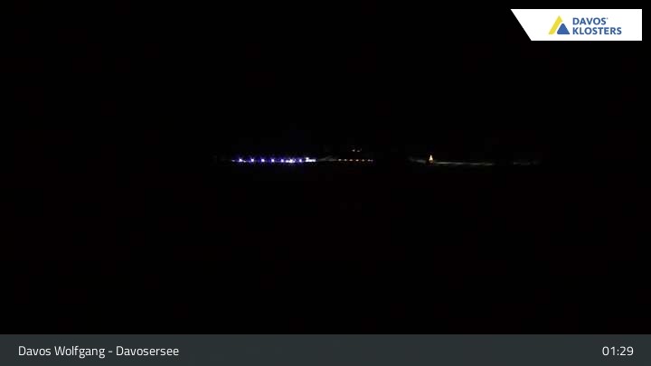 Archived image Webcam Davos Klosters: Lake Davos