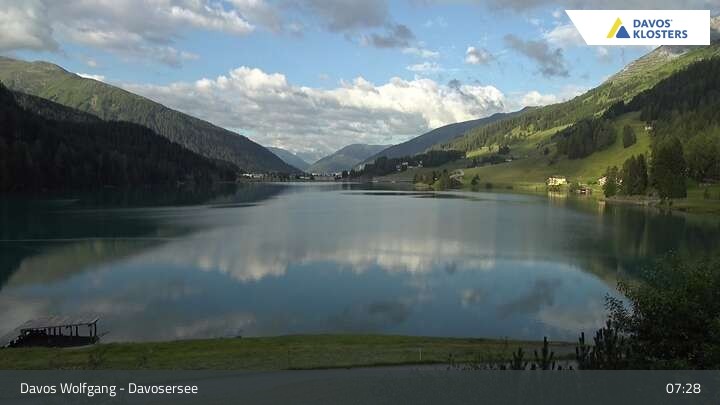 Archiv Foto Webcam Davosersee (1559 m)