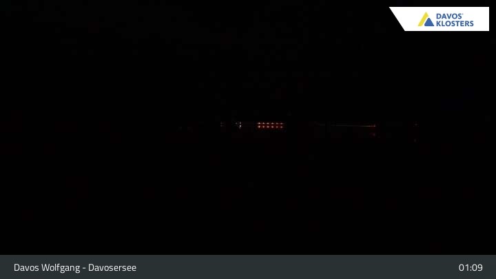 Archived image Webcam Davos Klosters: Lake Davos