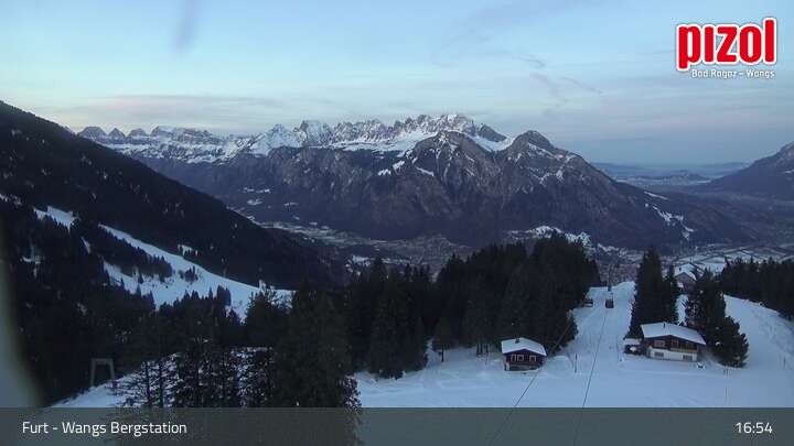 Archiv Foto Webcam Bergstation Furt, Wangs