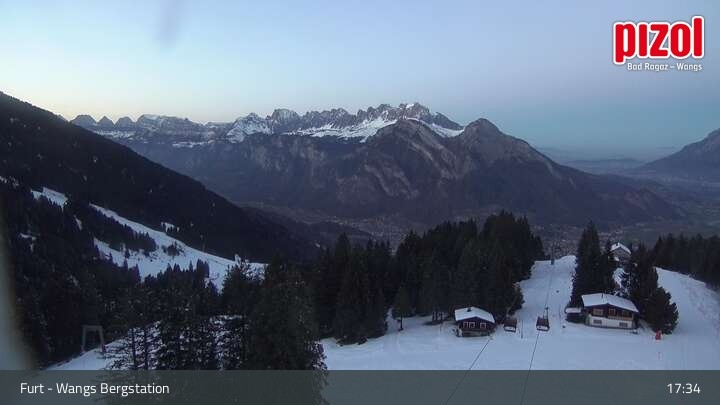Archiv Foto Webcam Bergstation Furt, Wangs