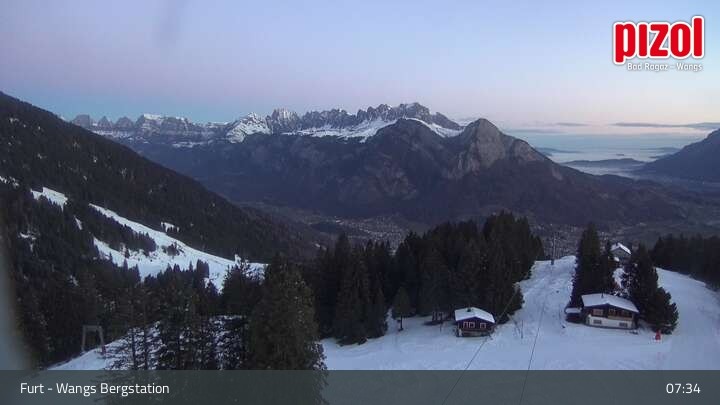 Archiv Foto Webcam Bergstation Furt, Wangs