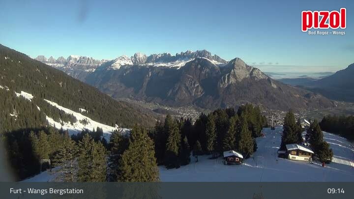Archiv Foto Webcam Bergstation Furt, Wangs