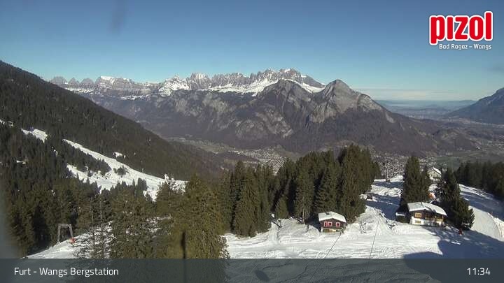 Archiv Foto Webcam Bergstation Furt, Wangs