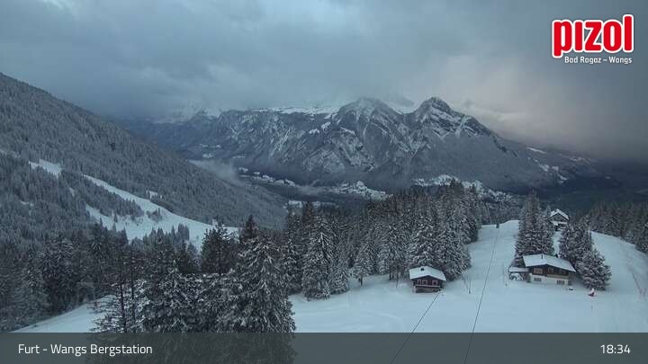 Archived image Webcam mountain station "Furt", Wangs
