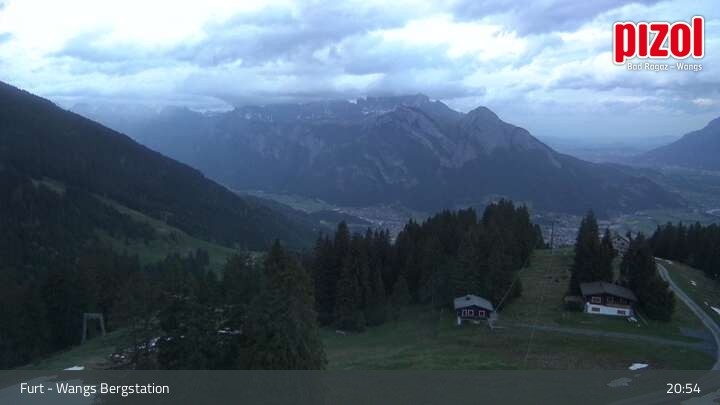 Archiv Foto Webcam Bergstation Furt, Wangs