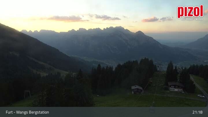 Archiv Foto Webcam Bergstation Furt, Wangs