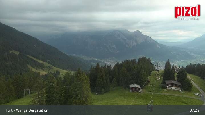 Archiv Foto Webcam Bergstation Furt, Wangs
