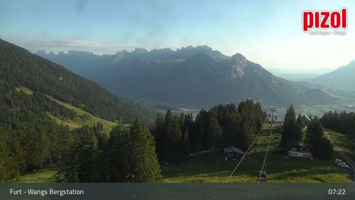 Archiv Foto Webcam Bergstation Furt, Wangs
