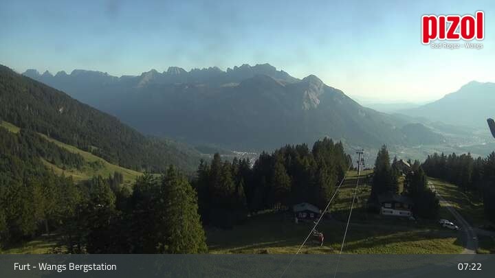 Archived image Webcam mountain station "Furt", Wangs