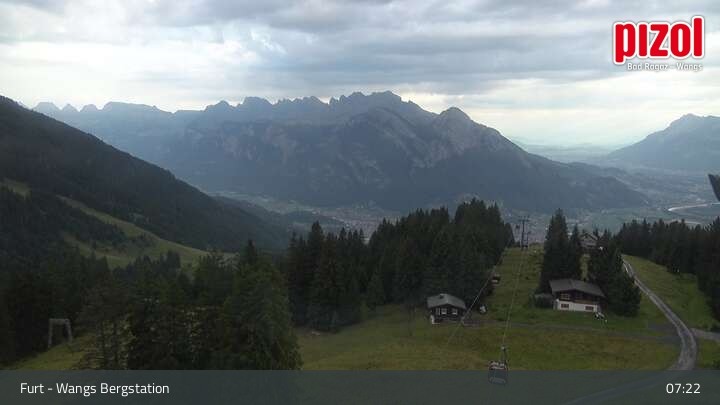 Archiv Foto Webcam Bergstation Furt, Wangs