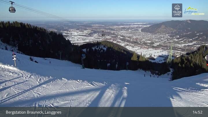 Archiv Foto Webcam Blick von der Brauneck Bergstation