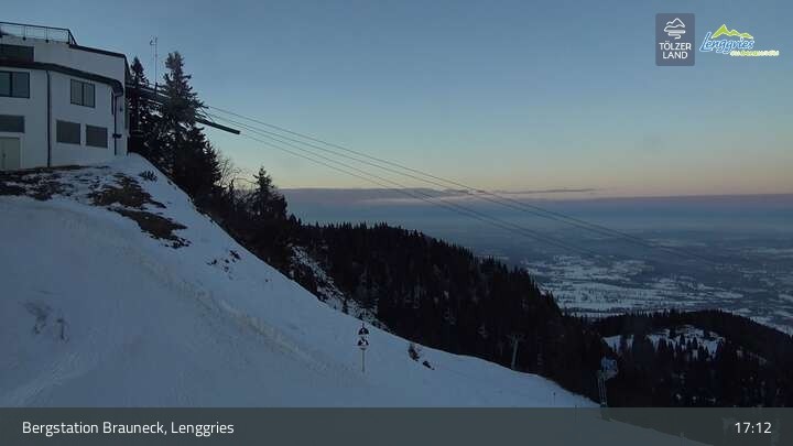 Archiv Foto Webcam Blick von der Brauneck Bergstation