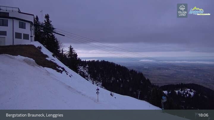 Archived image Webcam Mountain station Brauneck
