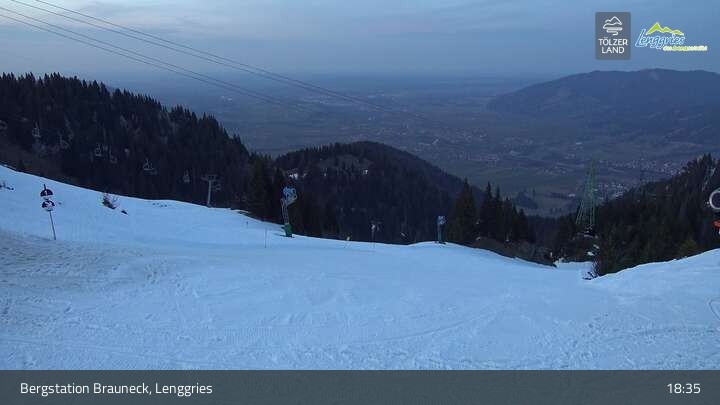 Archived image Webcam Mountain station Brauneck