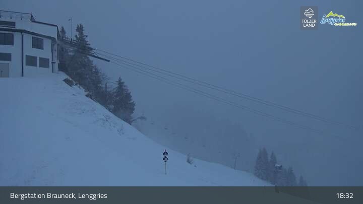 Archiv Foto Webcam Blick von der Brauneck Bergstation
