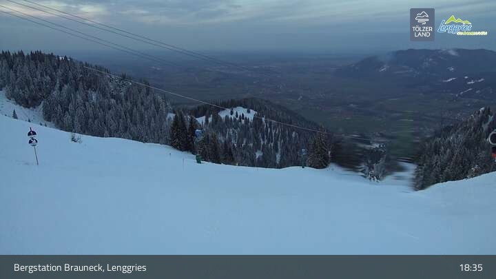 Archived image Webcam Mountain station Brauneck