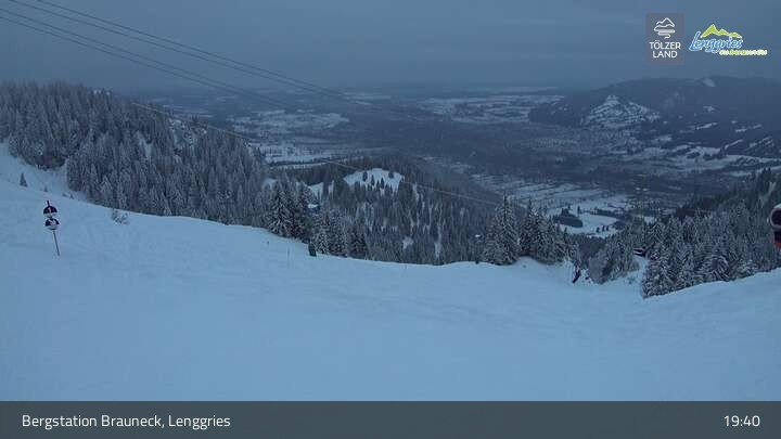 Archiv Foto Webcam Blick von der Brauneck Bergstation
