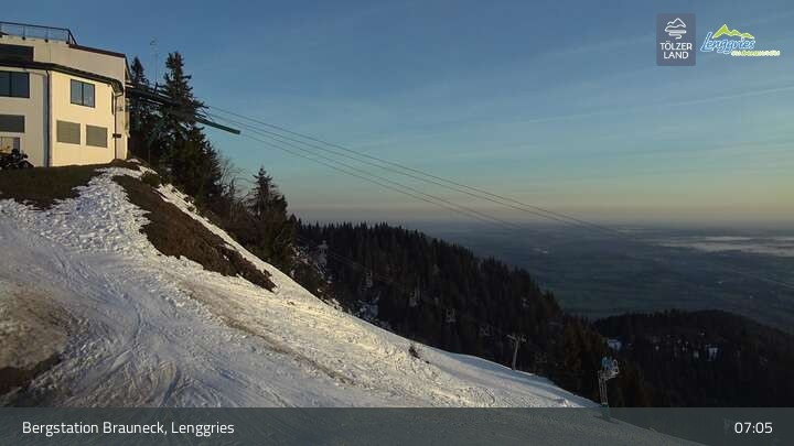 Archived image Webcam Mountain station Brauneck