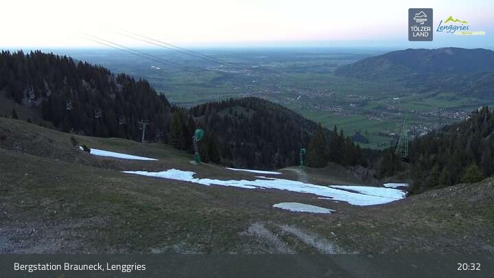 Archiv Foto Webcam Blick von der Brauneck Bergstation