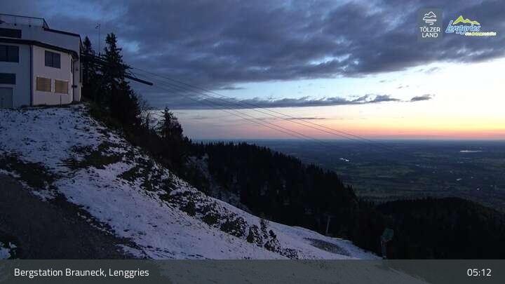 Archiv Foto Webcam Blick von der Brauneck Bergstation