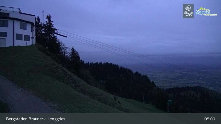 Archiv Foto Webcam Blick von der Brauneck Bergstation