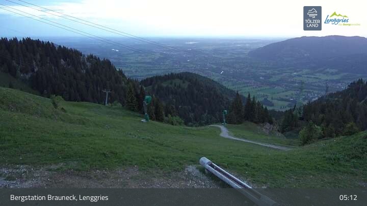 Archiv Foto Webcam Blick von der Brauneck Bergstation