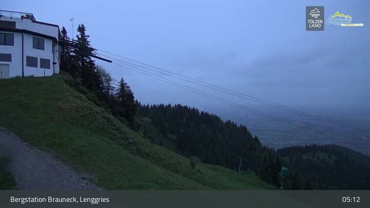 Archiv Foto Webcam Blick von der Brauneck Bergstation