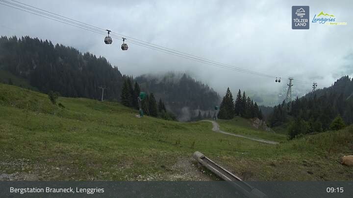 Archiv Foto Webcam Blick von der Brauneck Bergstation