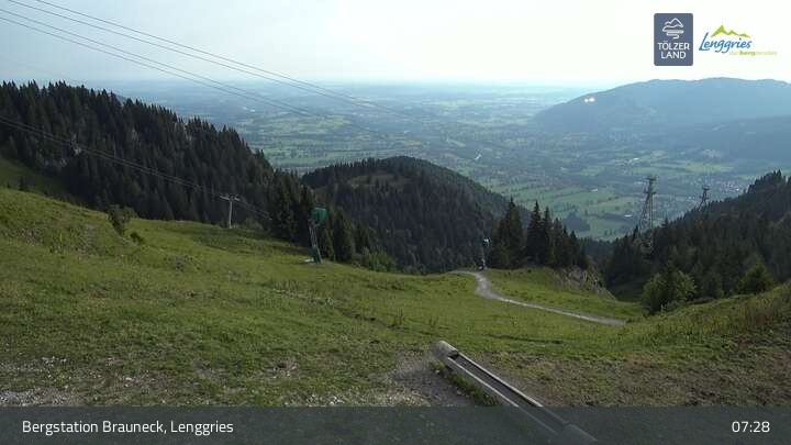 Archiv Foto Webcam Blick von der Brauneck Bergstation