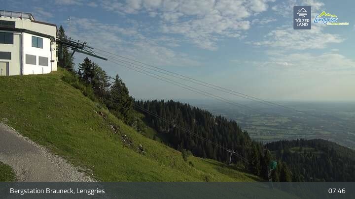 Archiv Foto Webcam Blick von der Brauneck Bergstation