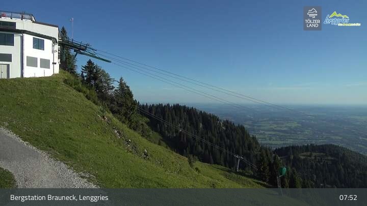 Archiv Foto Webcam Blick von der Brauneck Bergstation