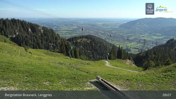 Archiv Foto Webcam Blick von der Brauneck Bergstation