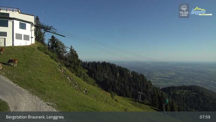 Archiv Foto Webcam Blick von der Brauneck Bergstation