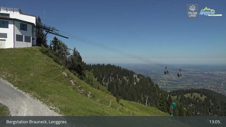 Archiv Foto Webcam Blick von der Brauneck Bergstation