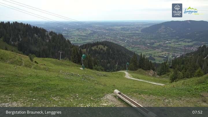 Archiv Foto Webcam Blick von der Brauneck Bergstation