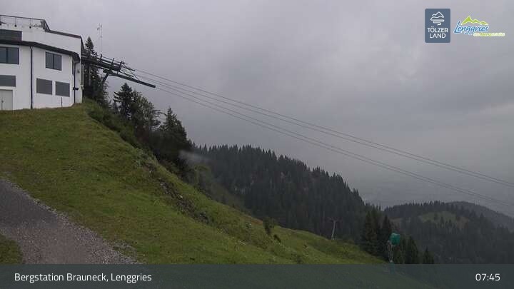 Archiv Foto Webcam Blick von der Brauneck Bergstation