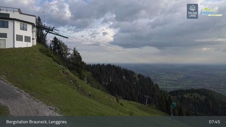 Archiv Foto Webcam Blick von der Brauneck Bergstation