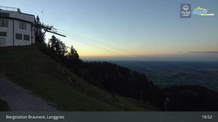 Archiv Foto Webcam Blick von der Brauneck Bergstation