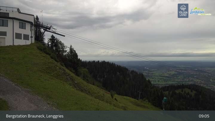Archiv Foto Webcam Blick von der Brauneck Bergstation