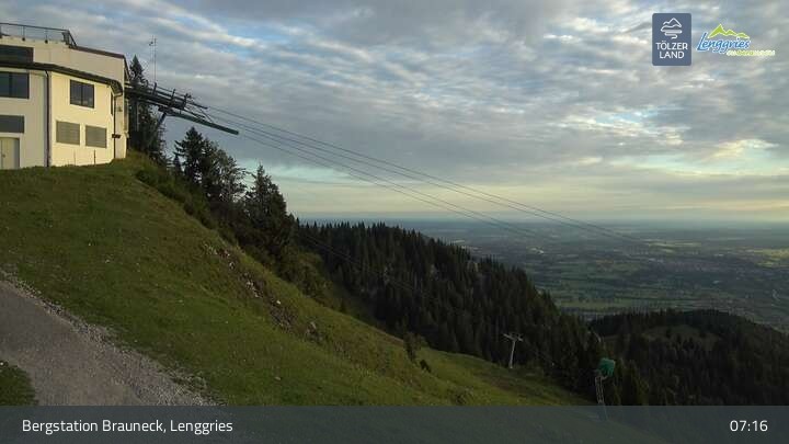 Archiv Foto Webcam Blick von der Brauneck Bergstation